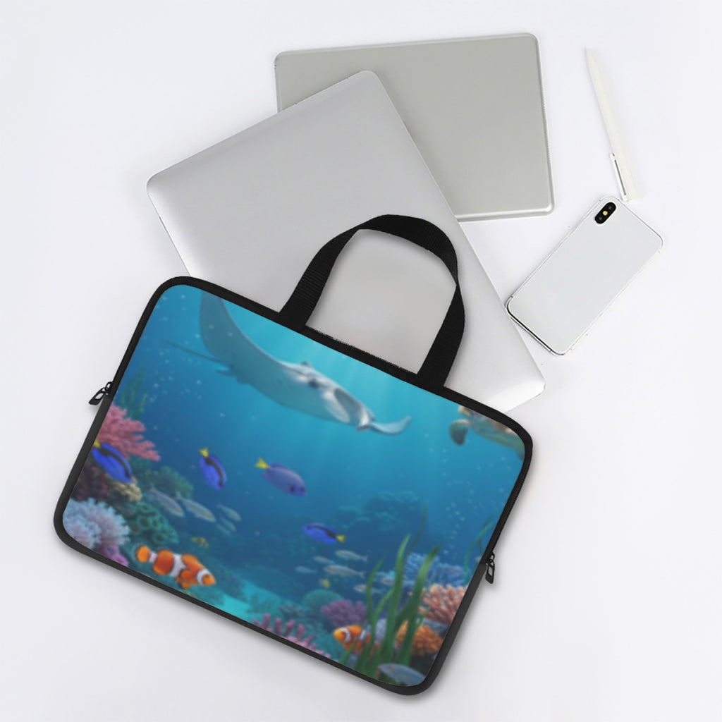Ocean Fish Laptop Bag with Handle 17 inch