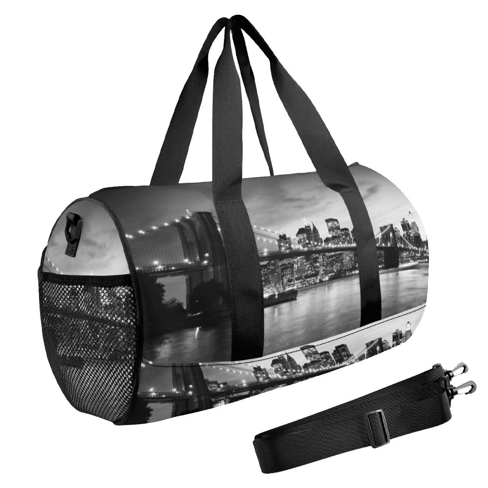 Brooklyn Bridge and Manhattan at Sunset, New York Travel Duffel Bag (Model 1679)