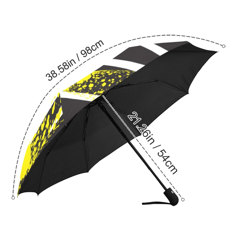 Abstract Unique Geometric Anti-UV Auto-Foldable Umbrella (Model U09)