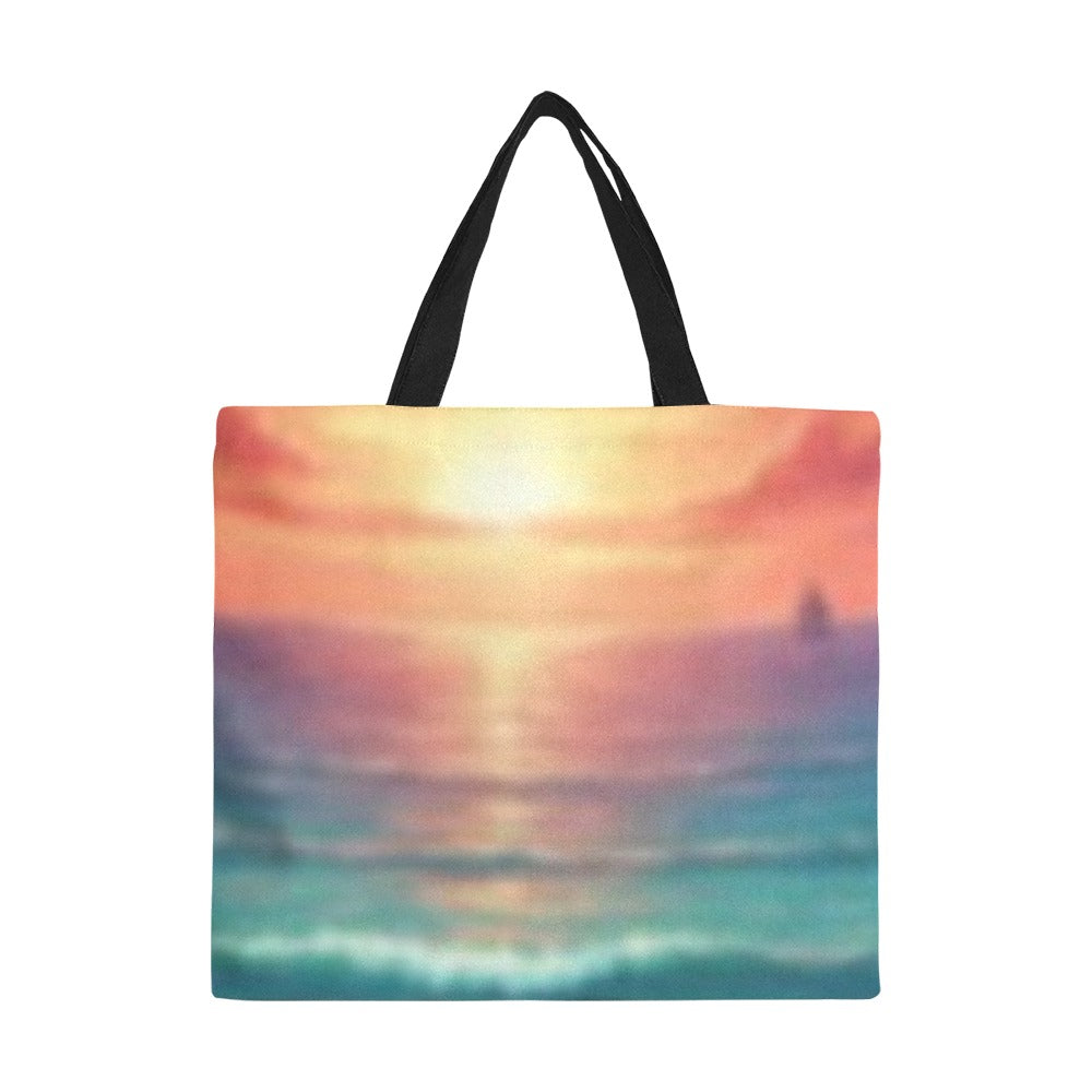 Sunset Beach Tote Bag(Model1699)(Large)