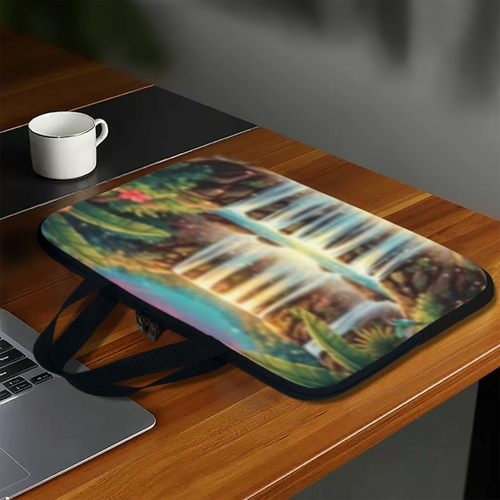 Waterfall Forest Laptop Bag with Handle 15inch