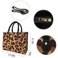 Leopard Pattern Custom Women's Handbag-Medium (Model 1747)