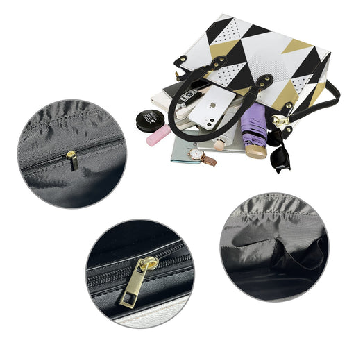 Abstract Seamless Pattern. Seamless Pattern with Triangles Custom Women's Handbag-Small (Model 1747)