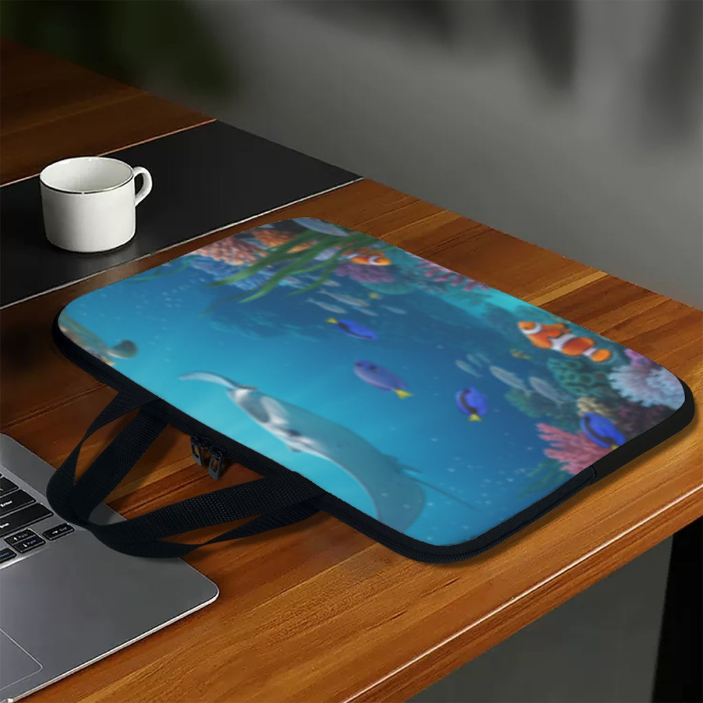 Ocean Fish Laptop Bag with Handle 17 inch