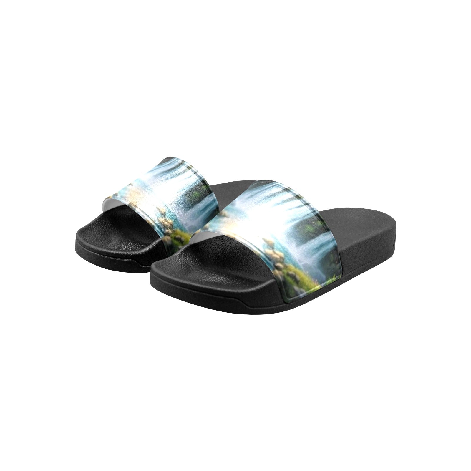 Kid's Sunset Waterfall Slide Sandals(Model 057)