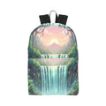 Waterfall forest Unisex Nylon Backpack (Model 1673)