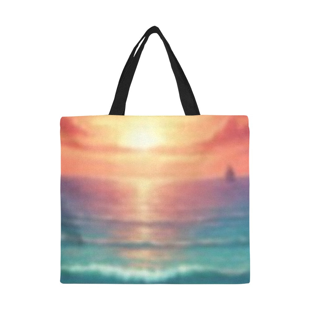 Sunset Beach Tote Bag(Model1699)(Large)