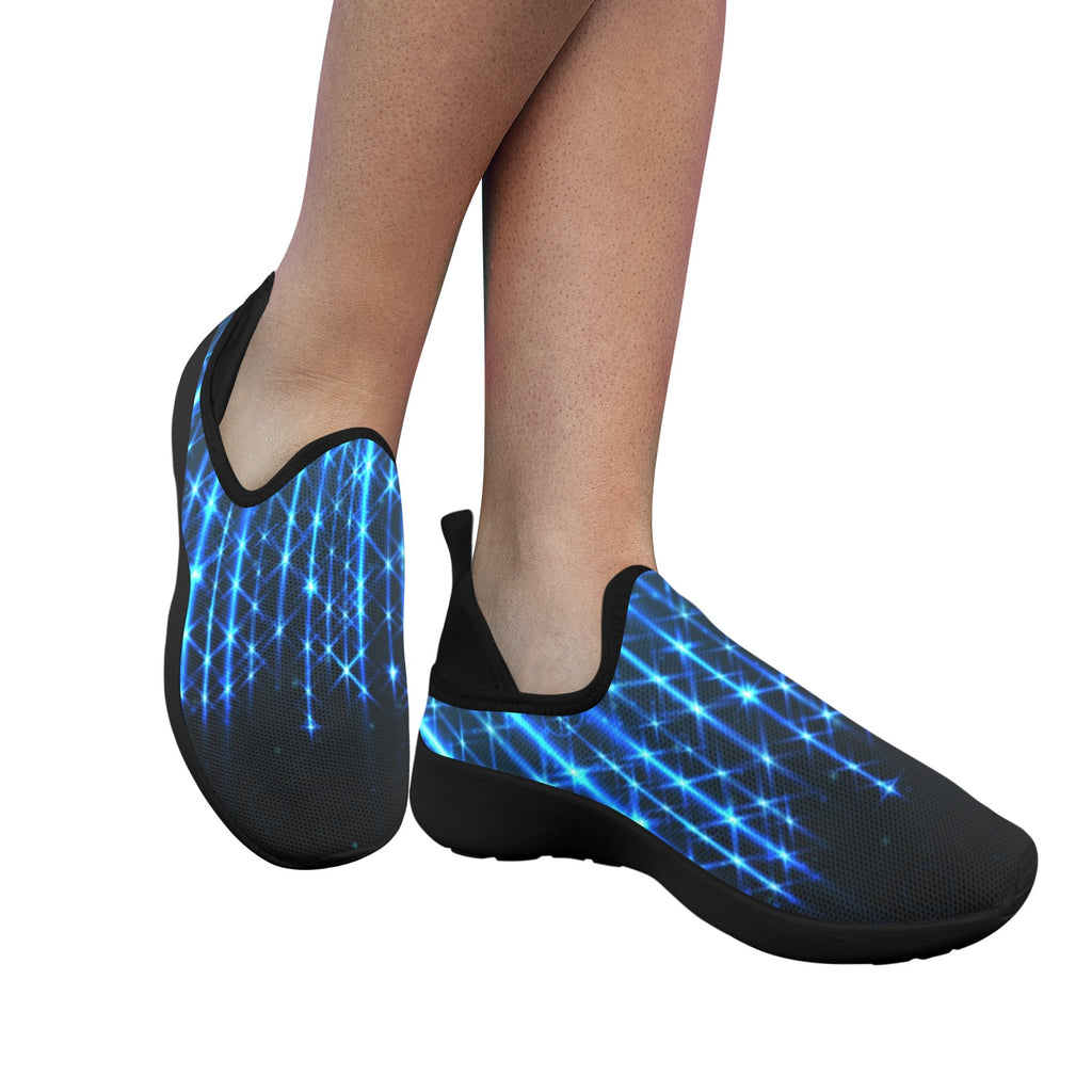 Fly Weave Sneakers Drop-in-Heel for Women(Model 02002)