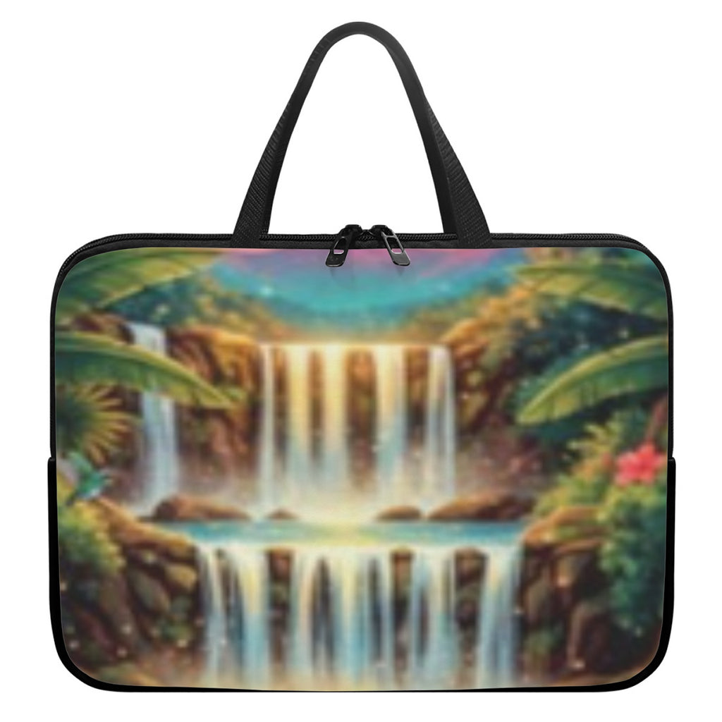 Waterfall Forest Laptop Bag with Handle 15inch