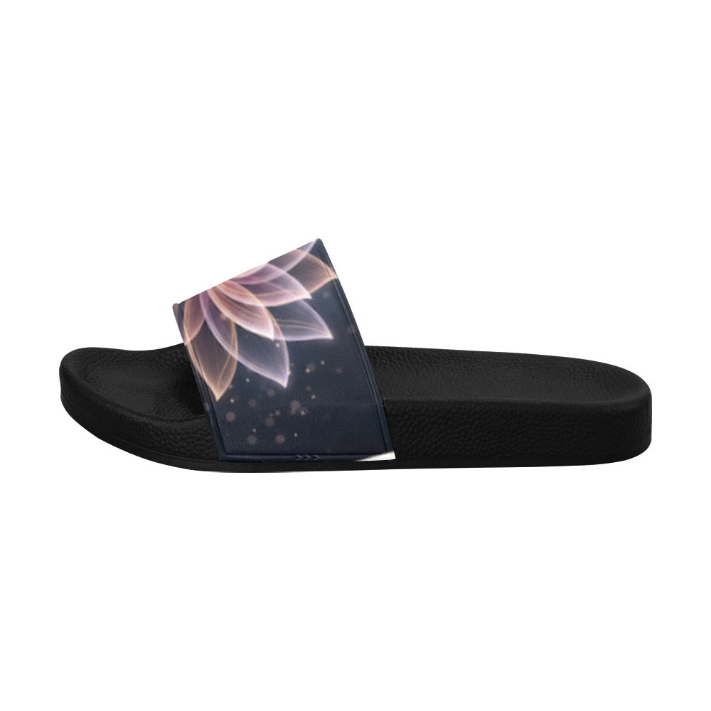 Women's Glowing Flowers Slide Sandals(Model 05