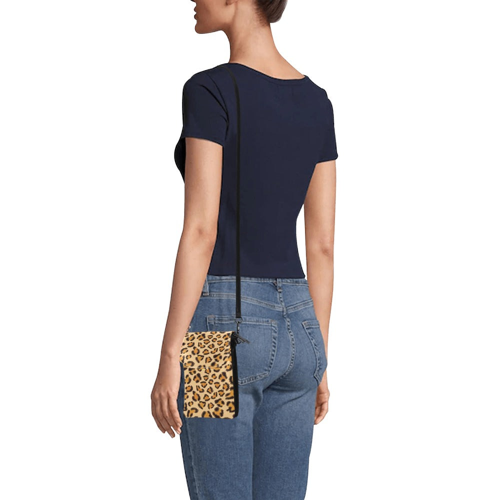 Leopard Pattern PU Leather Cell Phone Purse(Model1711)