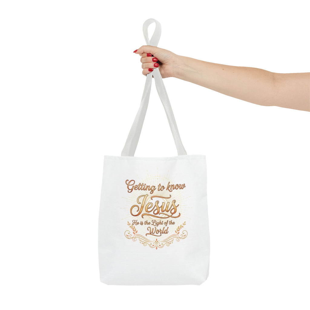 Getting to know Jesus Tote Bag