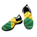 Jamaican Flag Fly Weave Sneakers Drop-in-Heel for Women(Model 02002)