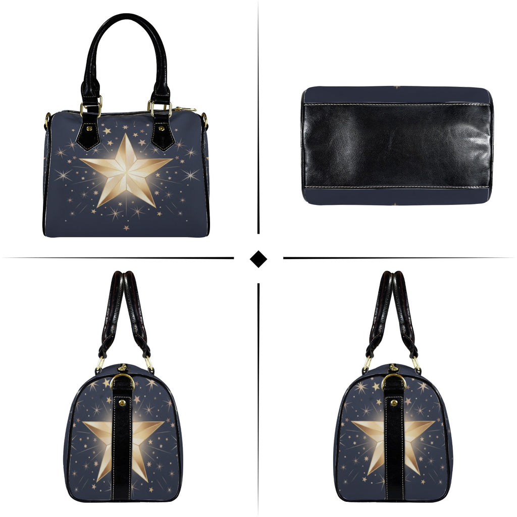 Glowing Star Handbag-Black Handle (Model 1746)