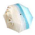 Seashell Pattern Umbrella Semi-Automatic Foldable Umbrella (Model U12)