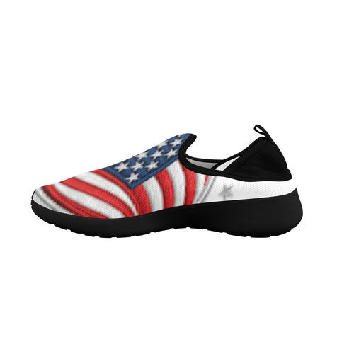American Flag Women's Slip-On Sneakers