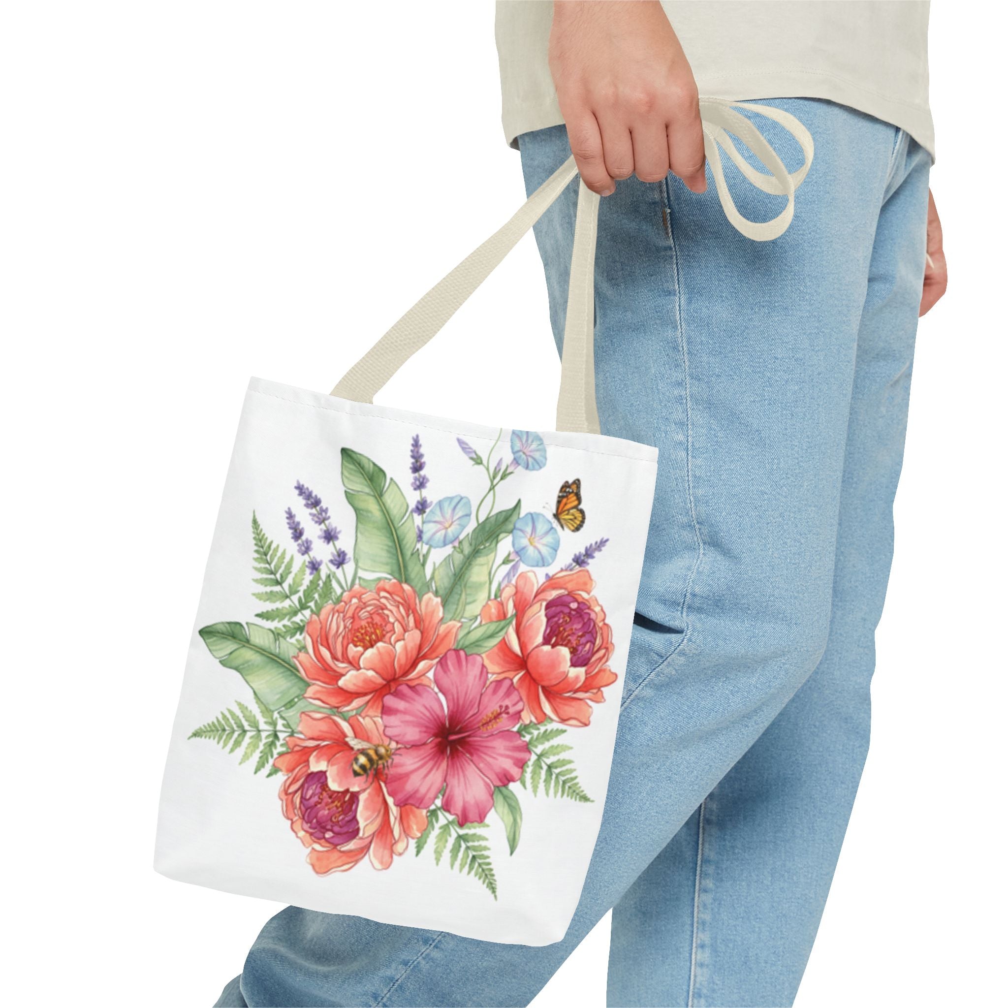 Flowery Tote Bag