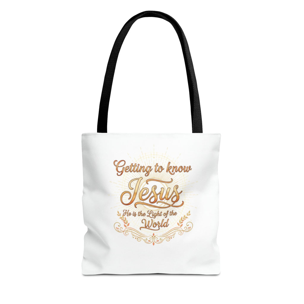 Getting to know Jesus Tote Bag