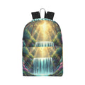 Sunshine Waterfall Unisex Nylon Backpack (Model 1673)