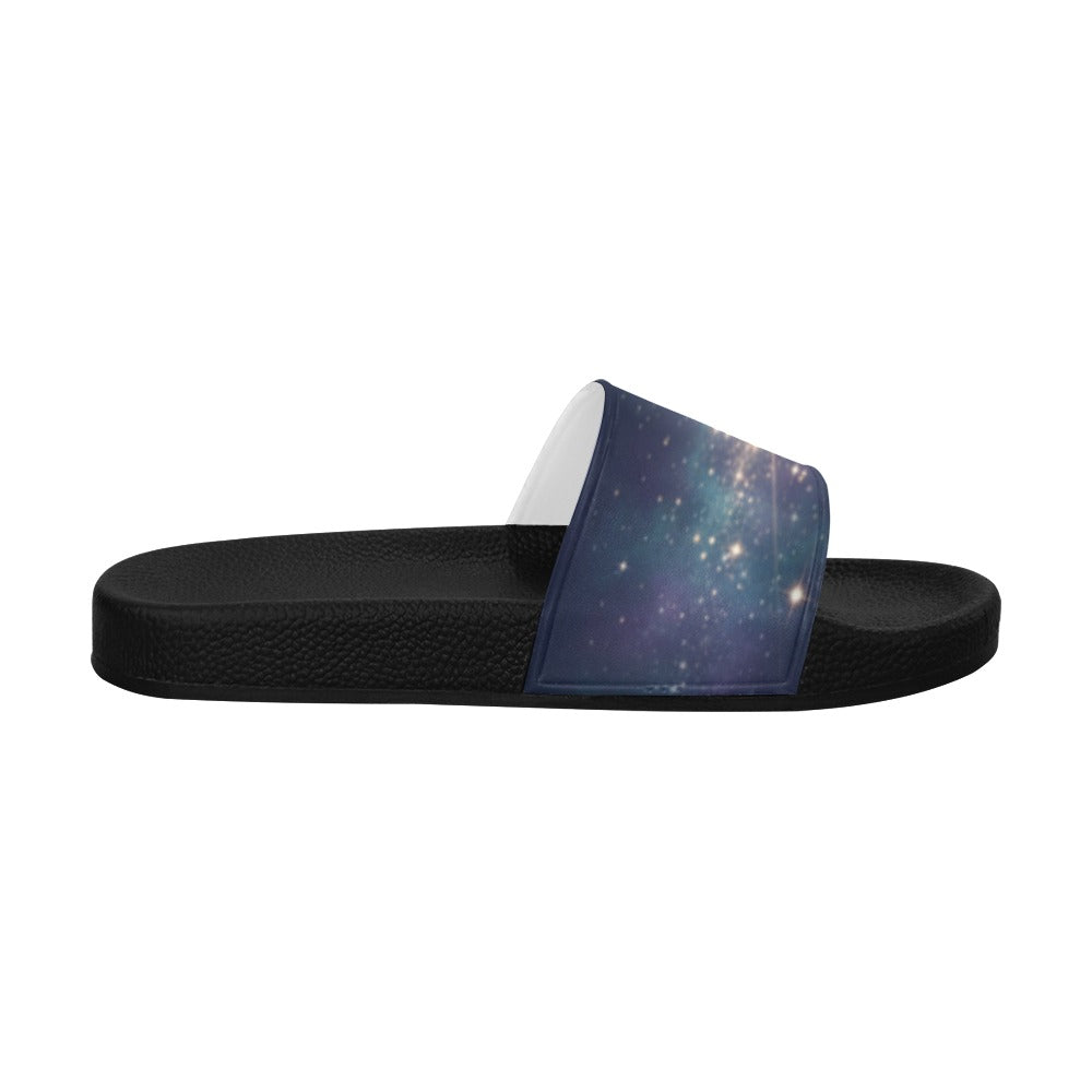 Women's Galaxy Stars Slide Sandals(Model 057)