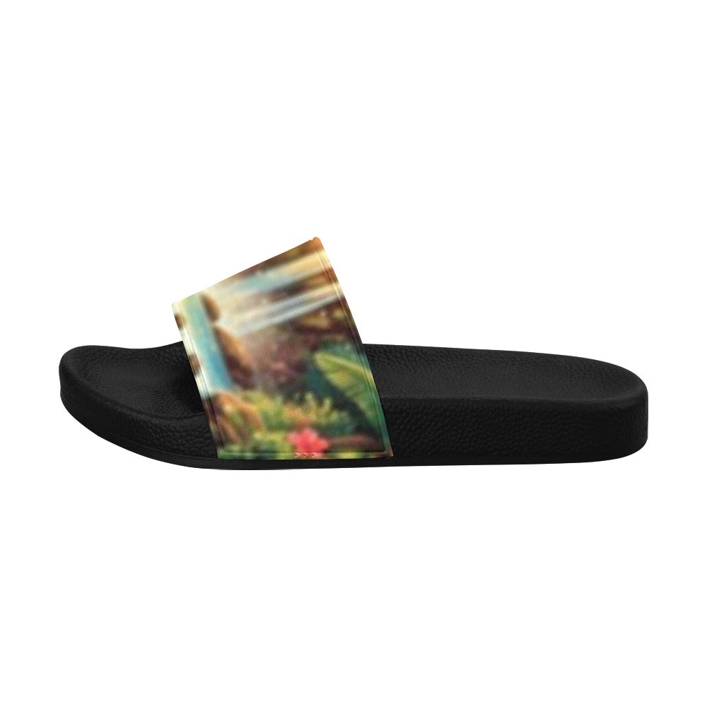 Women's Waterfall Forest Slide Sandals(Model 057)