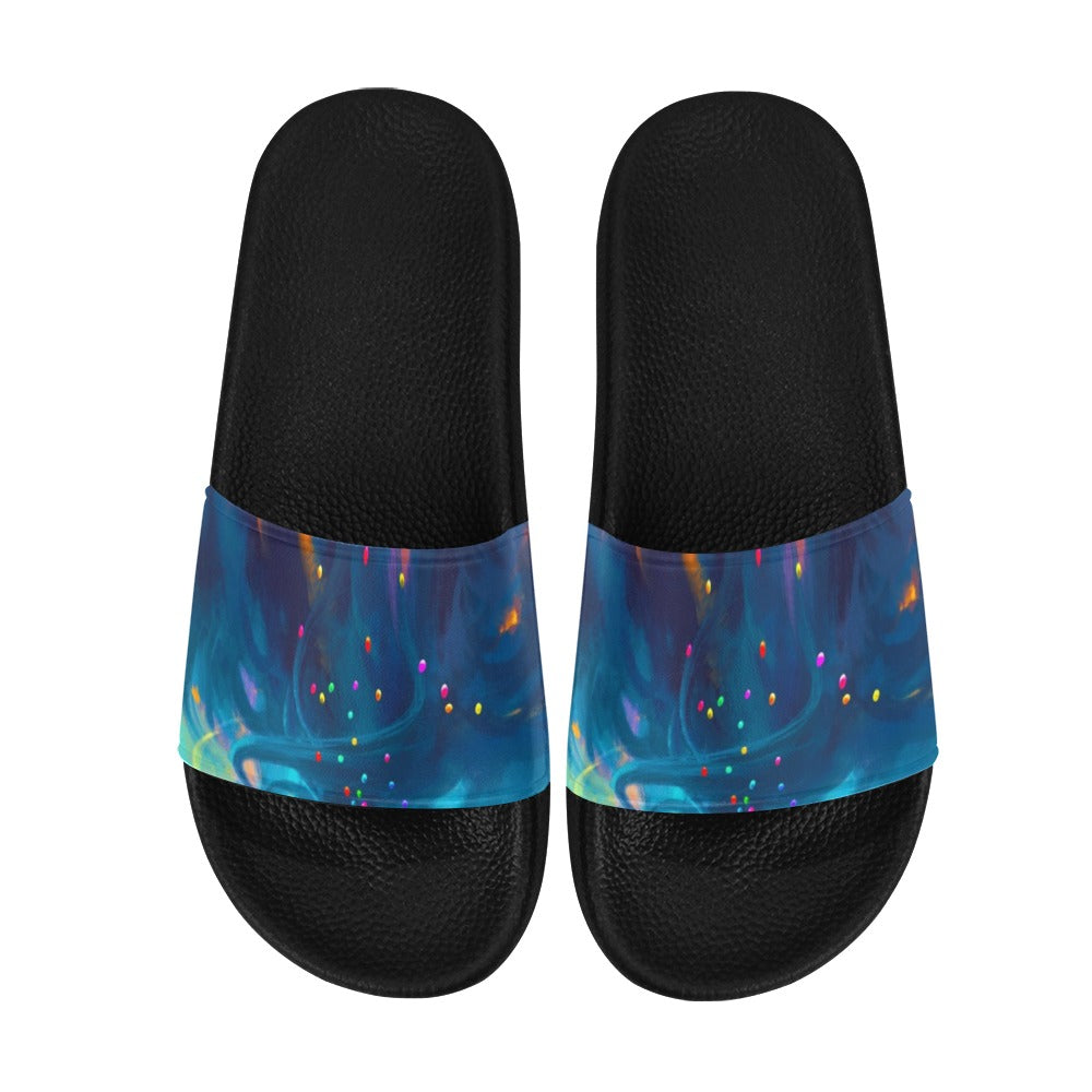Women's Abstract Skylinr Slide Sandals(Model 057)