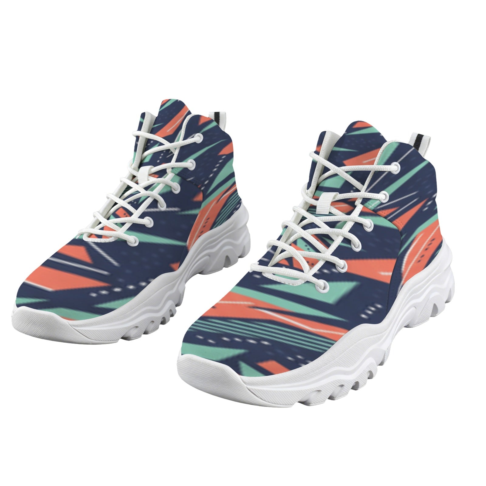 Coral Spike Women's High-Top Outdoor Chunky Sneakers
