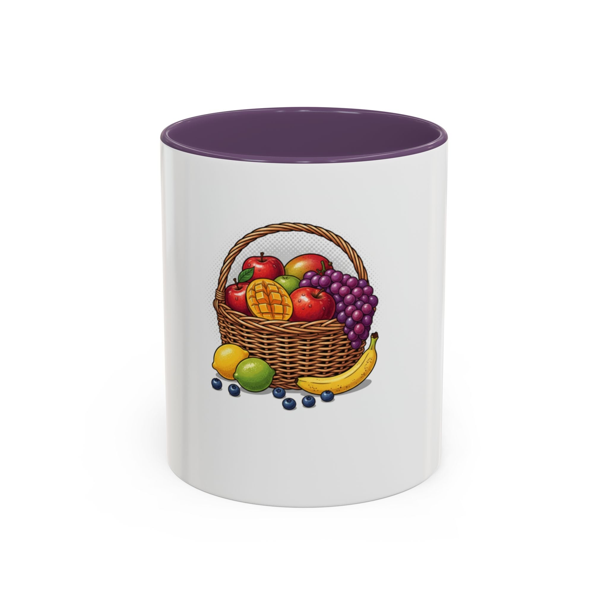 Fruit Basket Mug | Accent Coffee Mug, 11oz or 15oz
