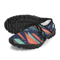 Women's Custom Print Fitness Shoes with Shoelaces – (Black)