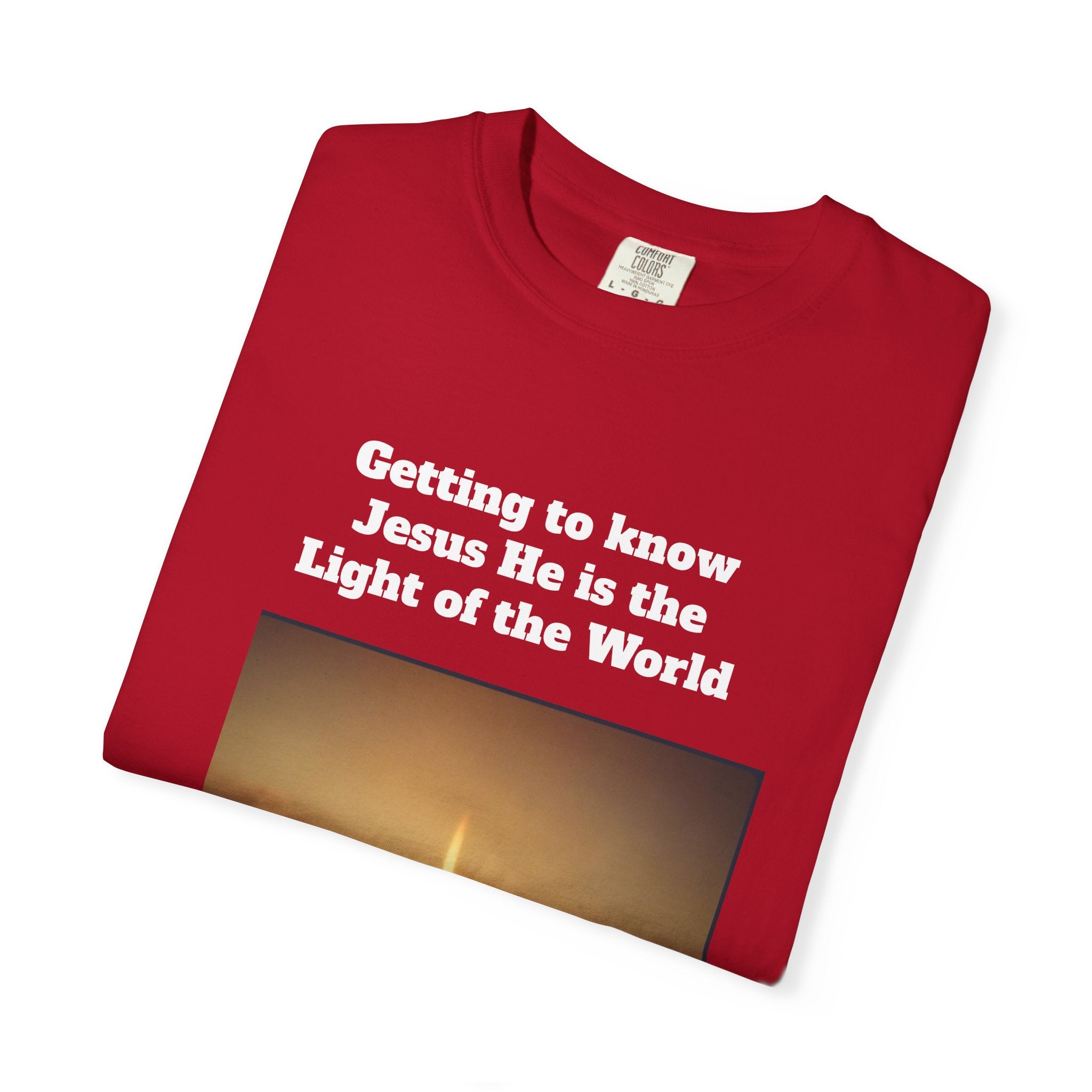 Getting to know Jesus Unisex Garment-Dyed T-shirt
