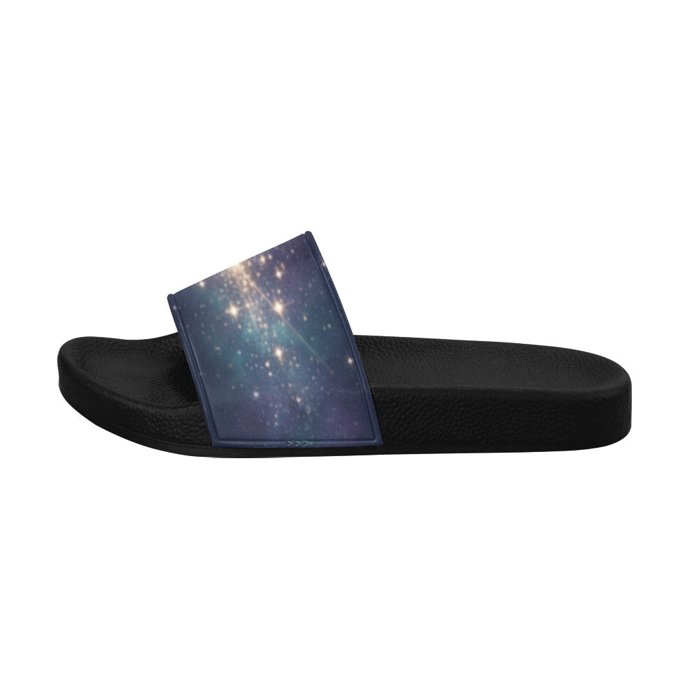 Women's Galaxy Stars Slide Sandals(Model 057)