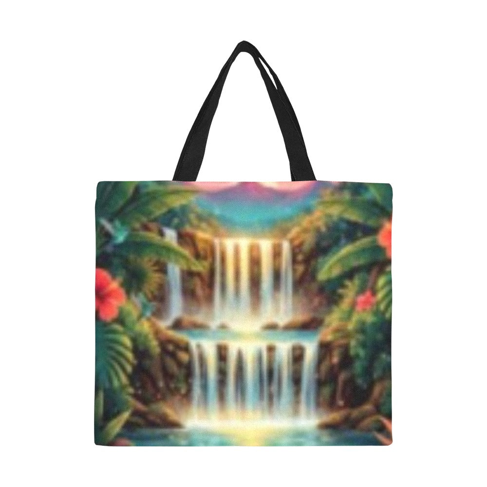 Forest Waterfall Tote Bag