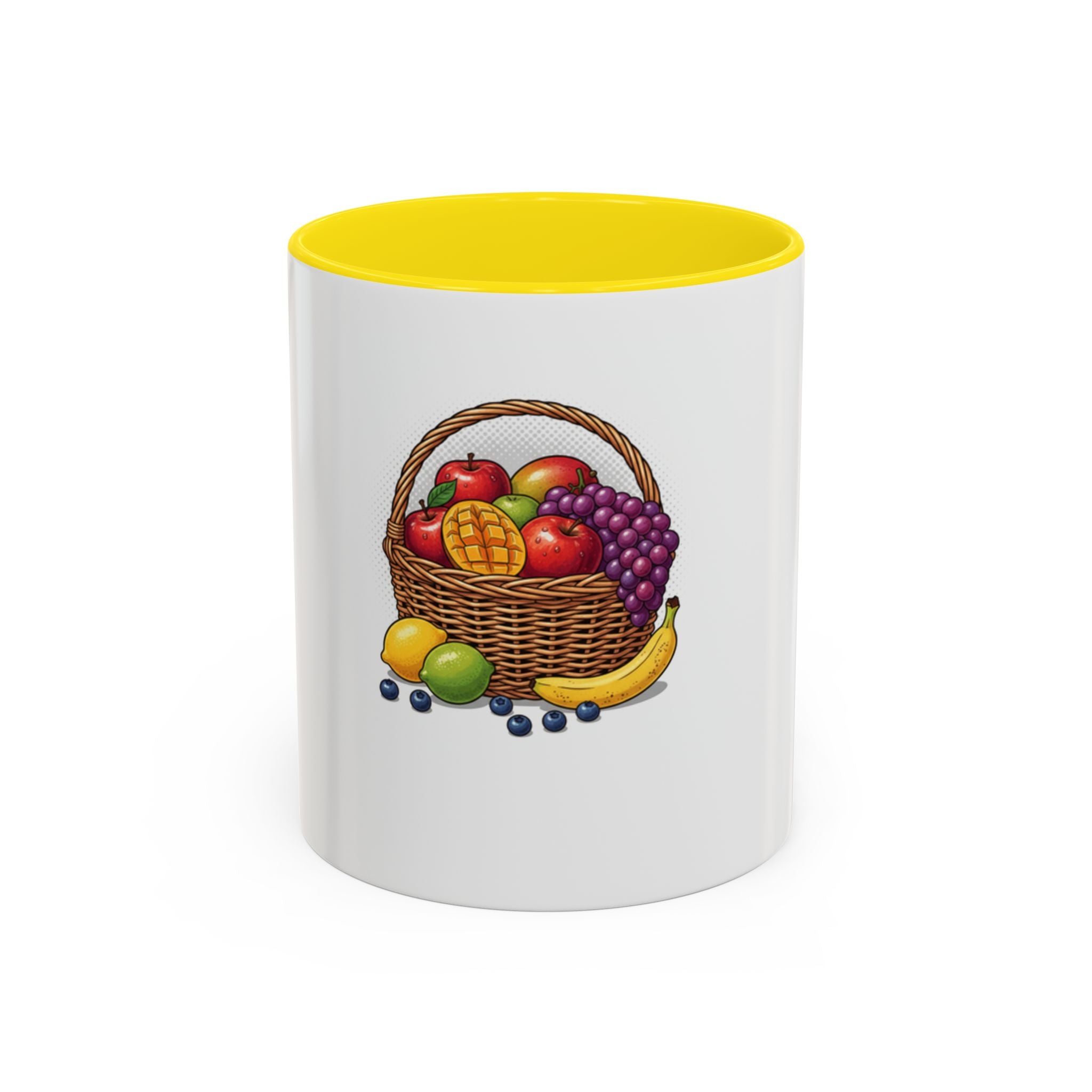 Fruit Basket Mug | Accent Coffee Mug, 11oz or 15oz