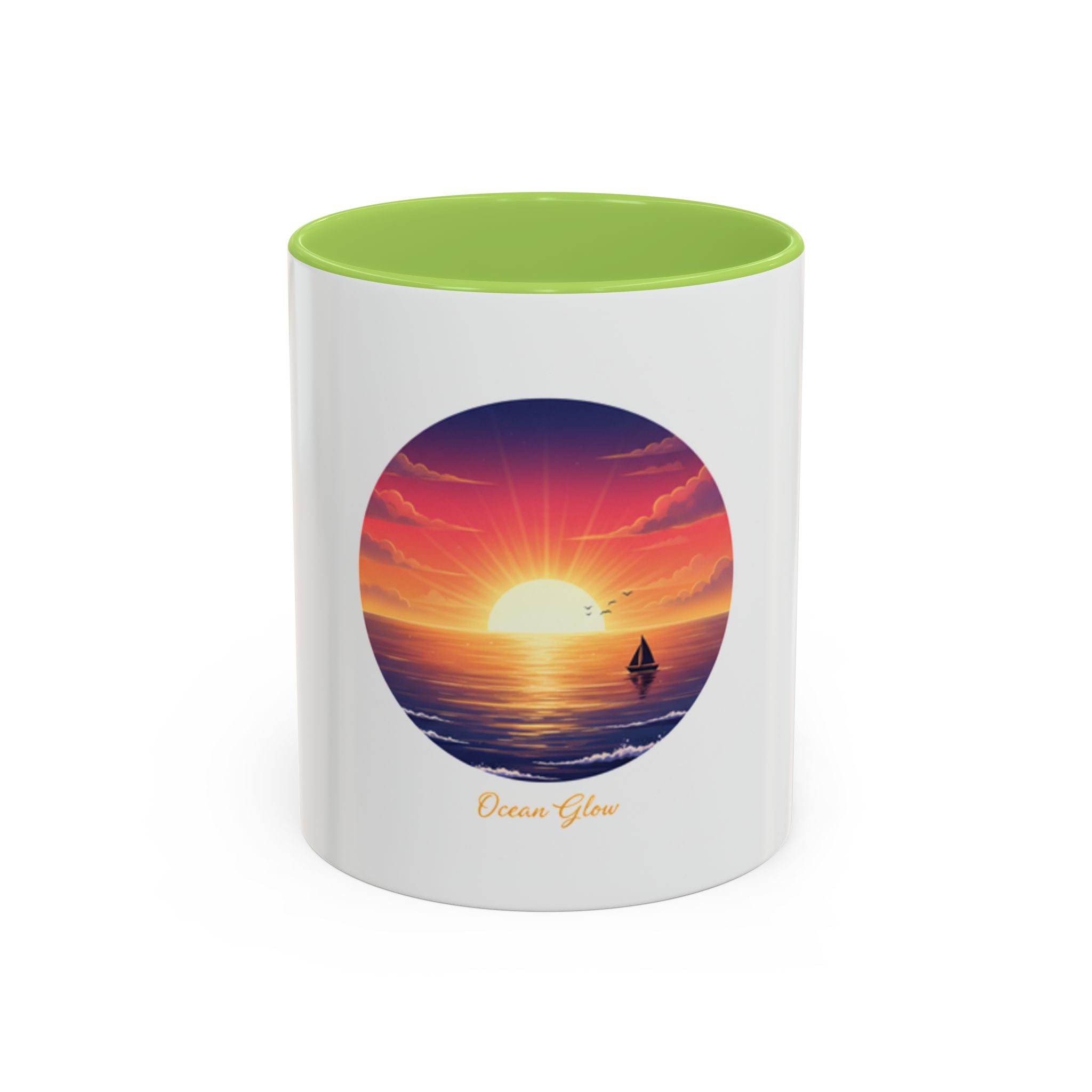 Ocean Glow Mug | Accent coffee mug 11oz 15oz