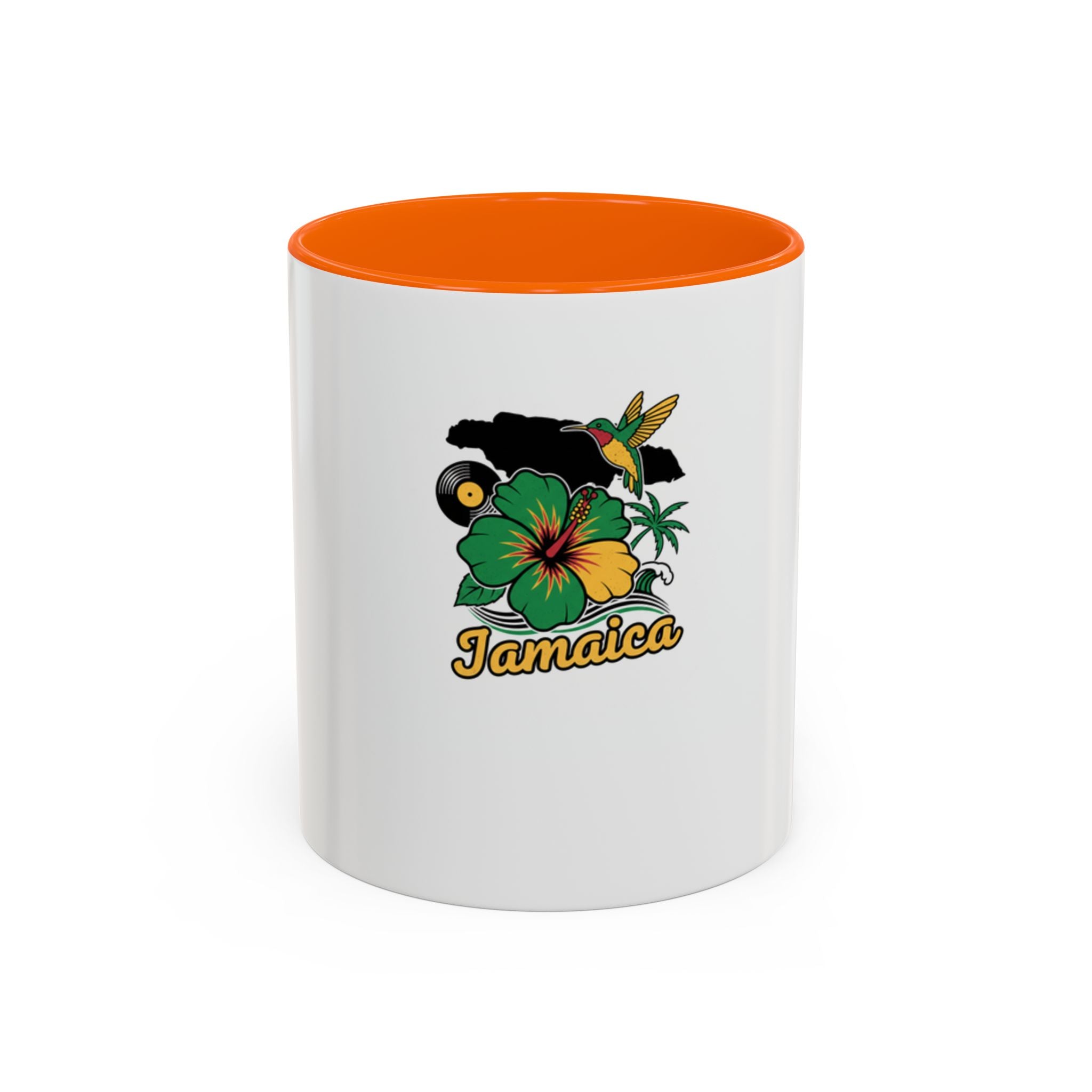 Jamaica Hibiscus & Palm Mug | Accent Coffee Mug