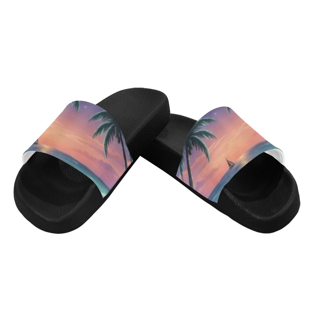 Men's Sunset Beach Slide Sandals(Model 057)