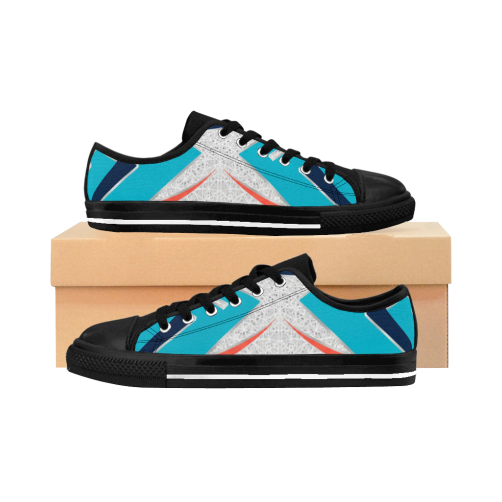 Colorful Geometric Arrow Sneakers Men's Sneakers | Graphic Low Top Shoe