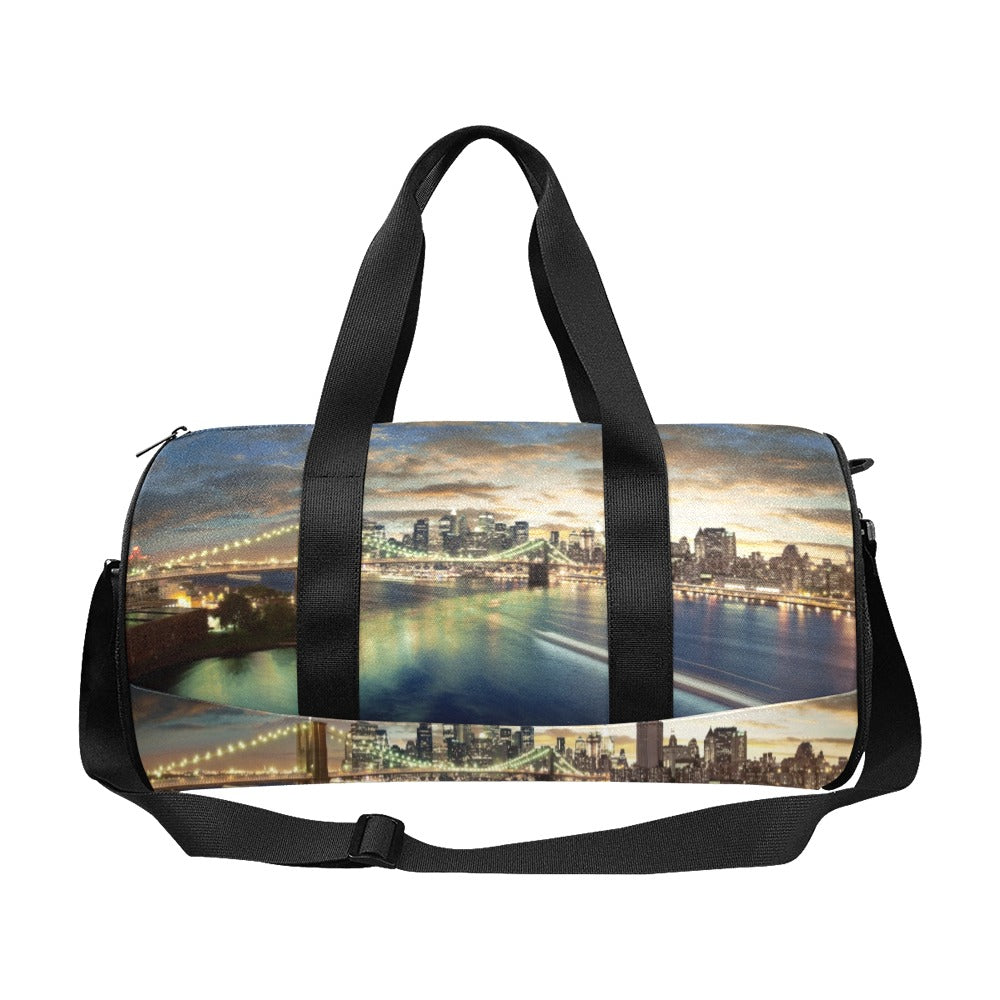 Amazing New York Cityscape - taken after Sunset Travel Duffel Bags (Model 1679)