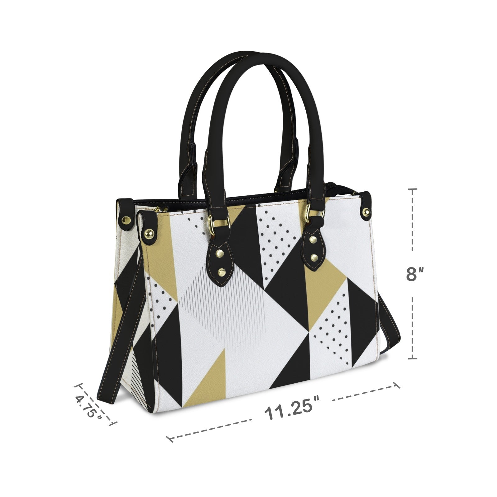 Abstract Seamless Pattern. Seamless Pattern with Triangles Custom Women's Handbag-Small (Model 1747)
