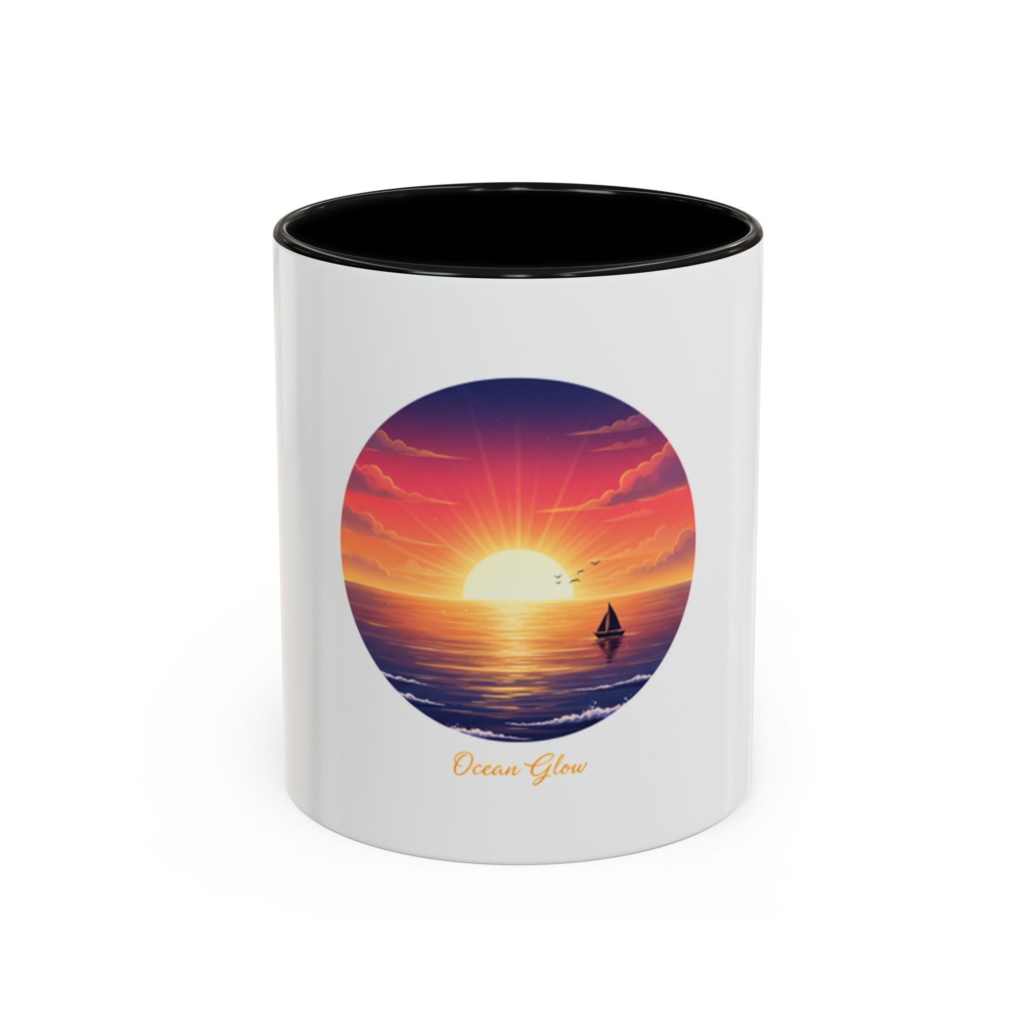 Ocean Glow Mug | Accent coffee mug 11oz 15oz