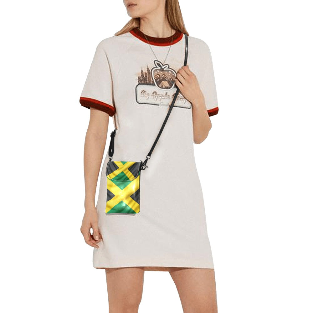 Jamaican Design PU Leather Cell Phone Purse(Model1711)
