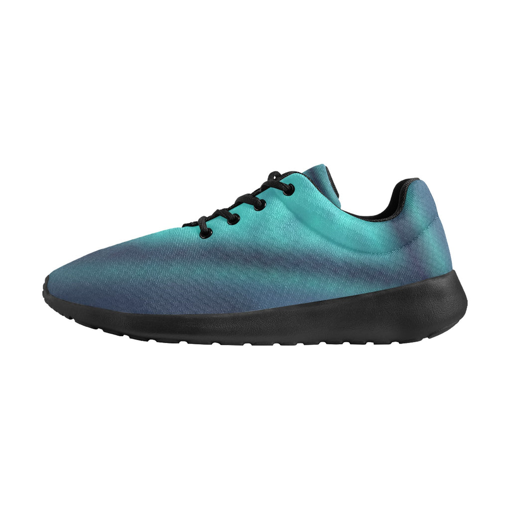 Men's All-Over Print Athletic Sneakers – (Black)