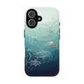 Compatible with iPhone 16 Ocean Fish Phone Case | Tough Case