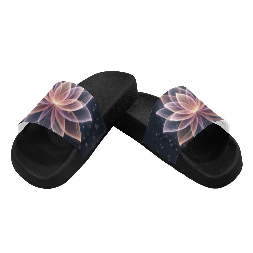 Women's Glowing Flowers Slide Sandals(Model 05