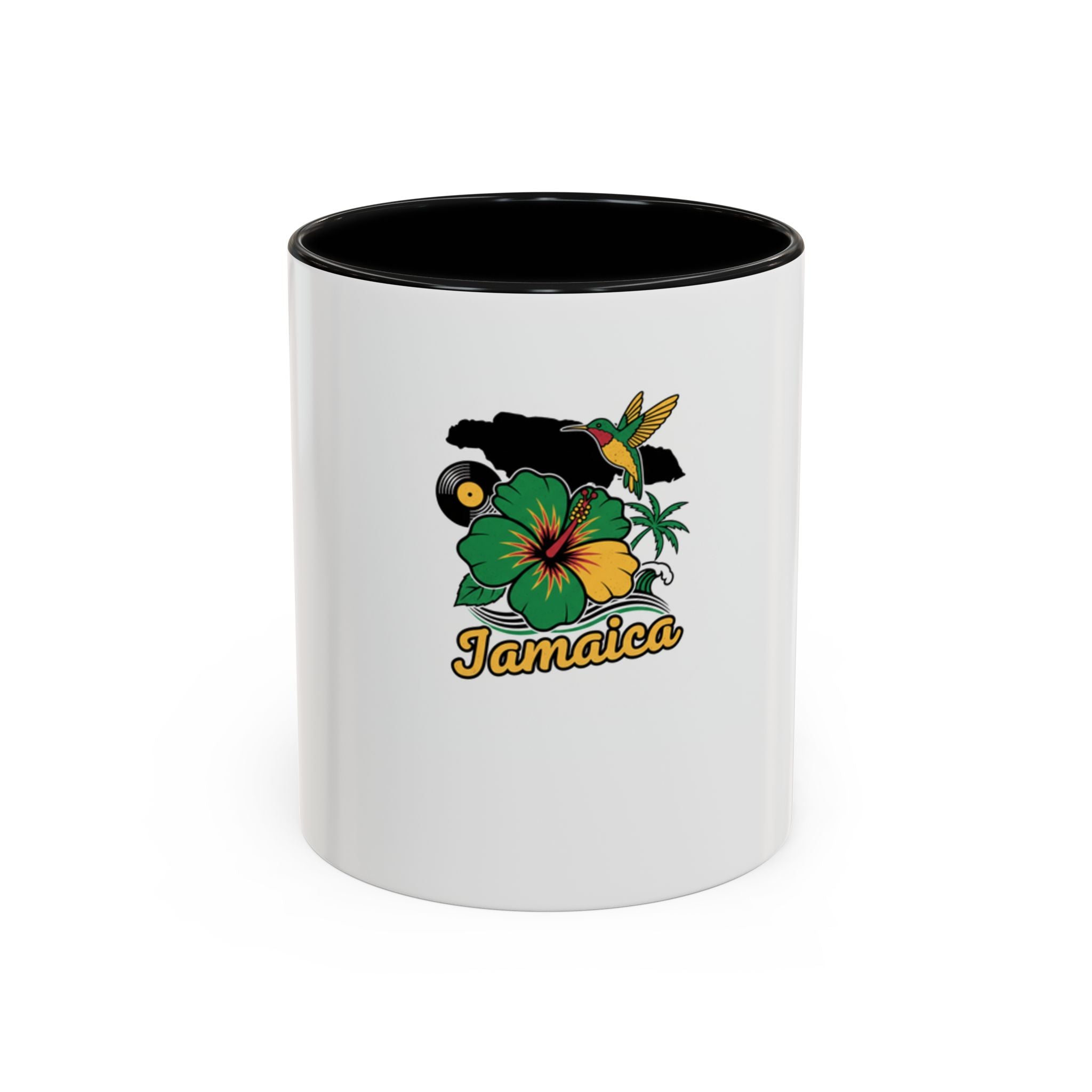 Jamaica Hibiscus & Palm Mug | Accent Coffee Mug