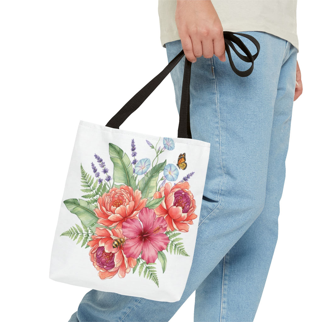 Flowery Tote Bag