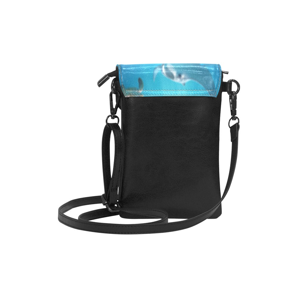 Ocean Fish PU Leather Cell Phone Purse(Model1711)