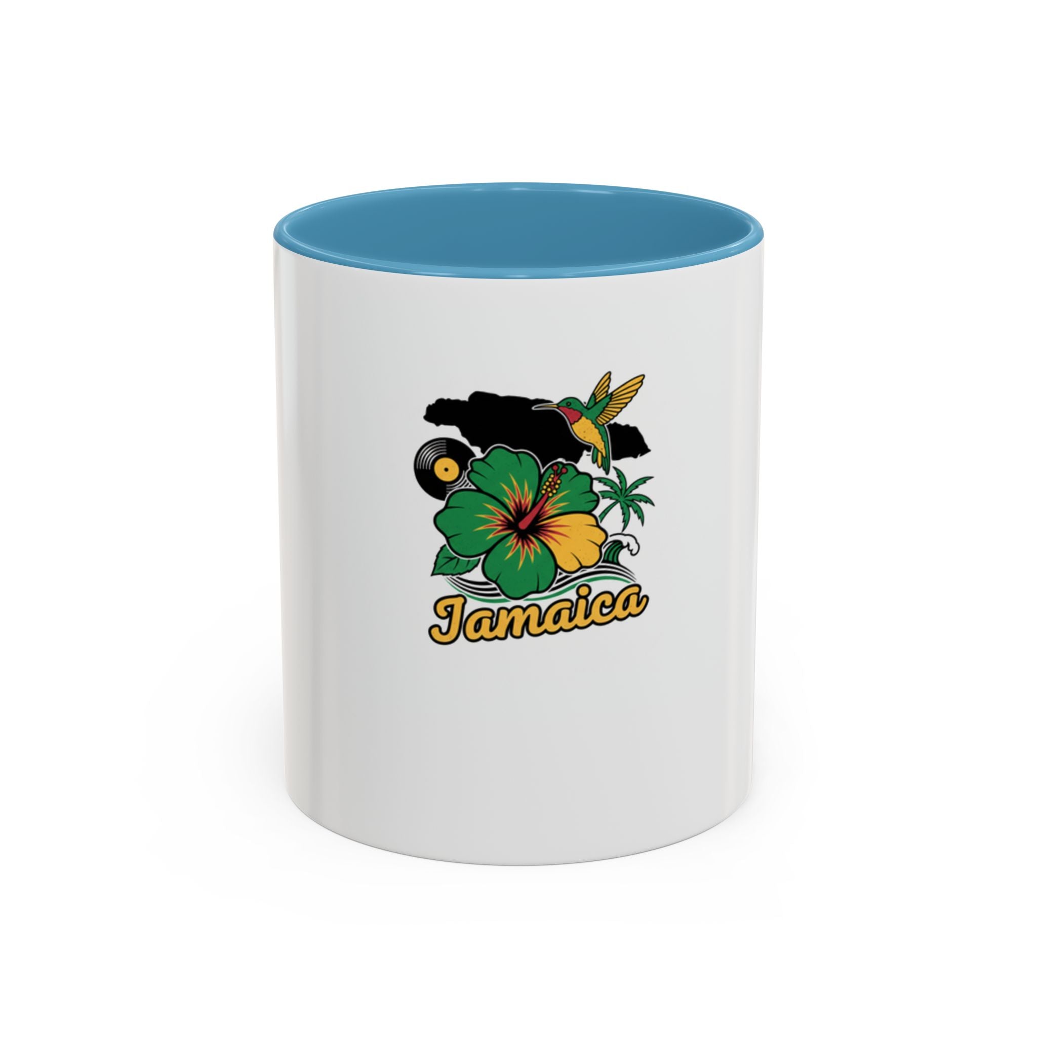 Jamaica Hibiscus & Palm Mug | Accent Coffee Mug