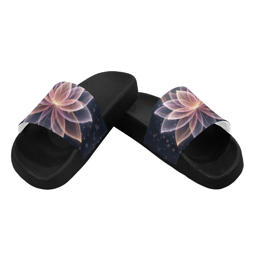 Women's Glowing Flowers Slide Sandals