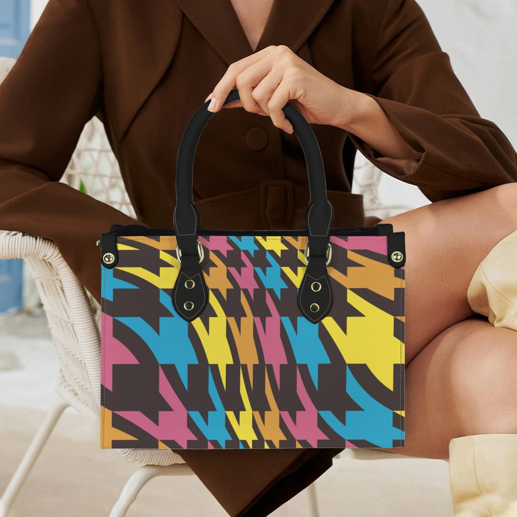 Colorful Abstract Geometric Custom Women's Handbag-Small (Model 1747)